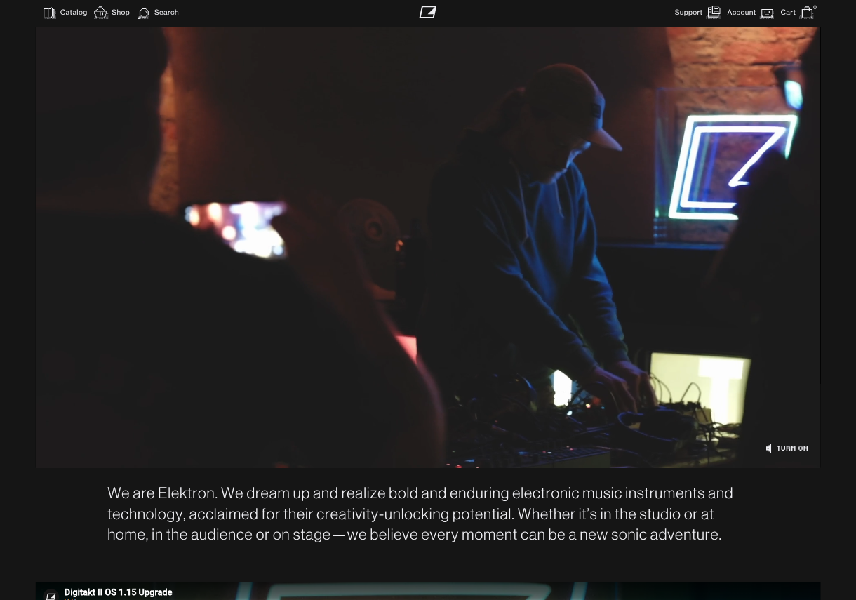 elektron.se screenshot