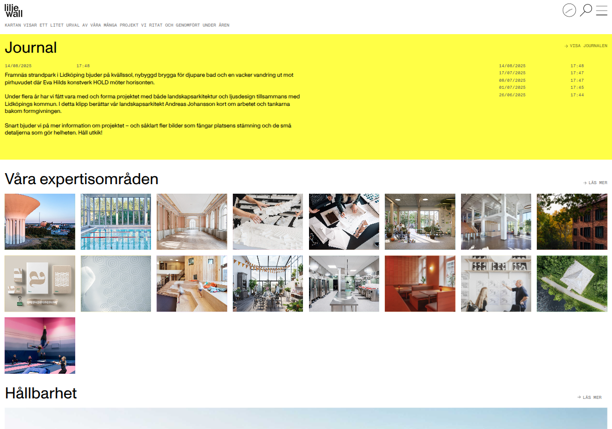 liljewall.se screenshot